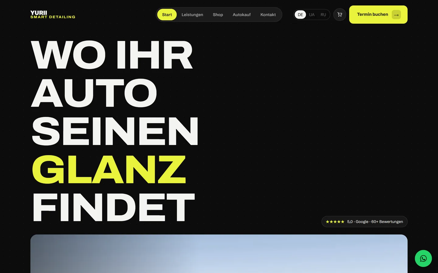 Yurii Smart Detailing — Mobile Autoaufbereitung und Autokauf-Begleitung